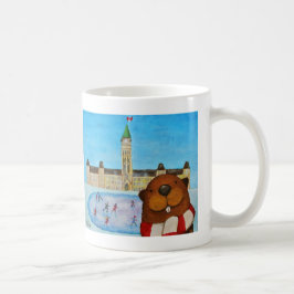 Taza De Café Canadiense Beaver Mug Gracioso regalo canadiense M