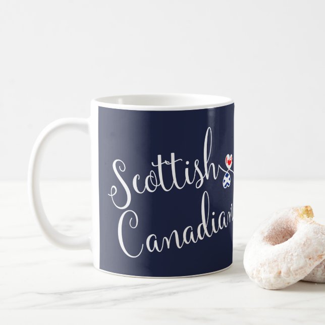 Taza De Café Canadiense Escocés (Con donut)