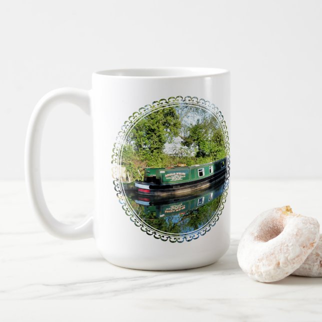 TAZA DE CAFÉ CANAL BOATES CAFFEE MUG (Con donut)