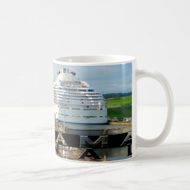 Taza De Café Canal de Panamá (Derecha)