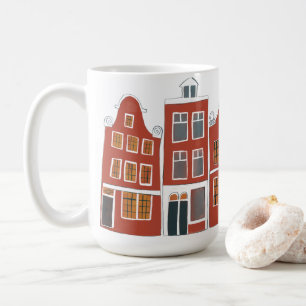 Taza De Café Canal House Row Amsterdam Holland Holandés