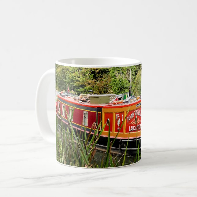 TAZA DE CAFÉ CANAL NARROWBOATS (Anverso izquierdo)