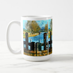 TAZA DE CAFÉ CANALES Y NARROWBOATS