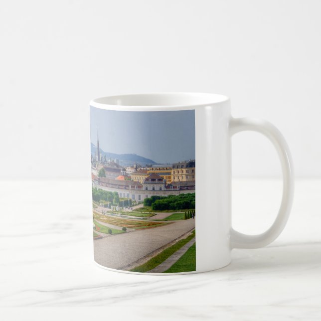 Taza De Café Canalettoblick über Wien, Österreich (Derecha)