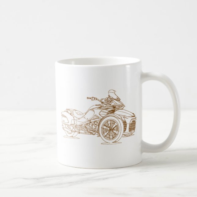 Taza De Café CanAm Spyder F3T 2016 (Derecha)