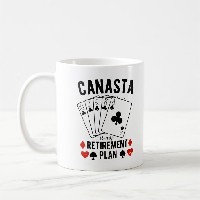 Taza De Café Canasta es mi plan de retiro (Izquierda)