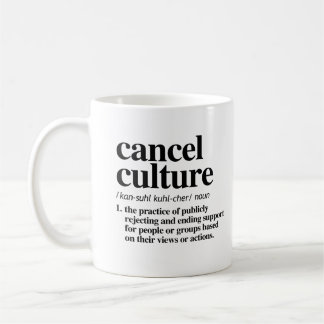 Taza De Café Cancelar definición de referencia cultural