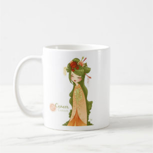Taza De Café Cáncer astrológico de señalización de pulgar