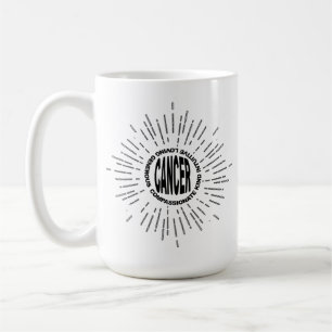 Taza De Café Cáncer Cangrejo Cumpleaños Junio Julio Astrología 