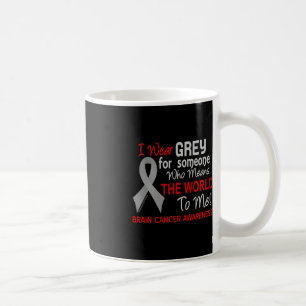 Taza De Café Cáncer De Cerebro Para Alguien Que Significa Mundo