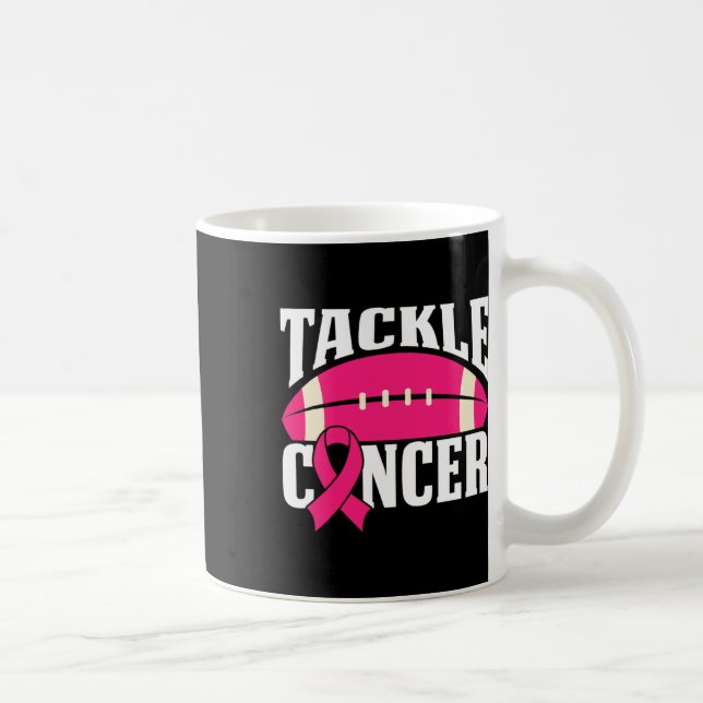 Taza De Café Cáncer de futbol Sensibilización sobre el cáncer d (Derecha)