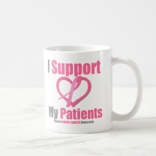 Taza De Café Cáncer de mama Apoyo a mis pacientes