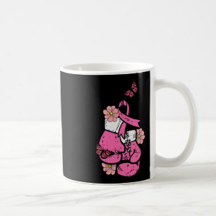 Taza De Café Cáncer de mama Boxeo Guante Cinta rosa Conciencia