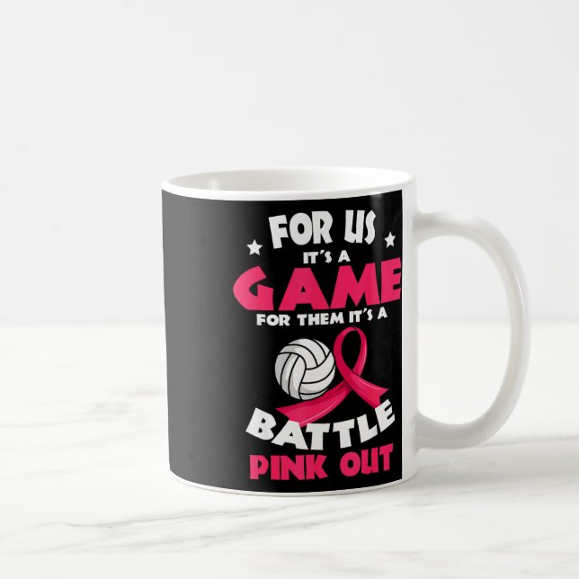 Taza De Café Cáncer de Mama Cinta Rosa Costu de Sensibilización (Derecha)