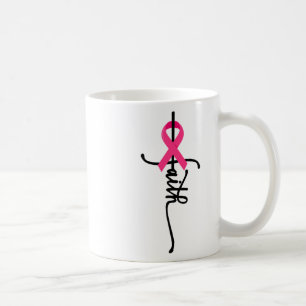 Taza De Café Cáncer de mama de cinta rosada para sobreviviente 