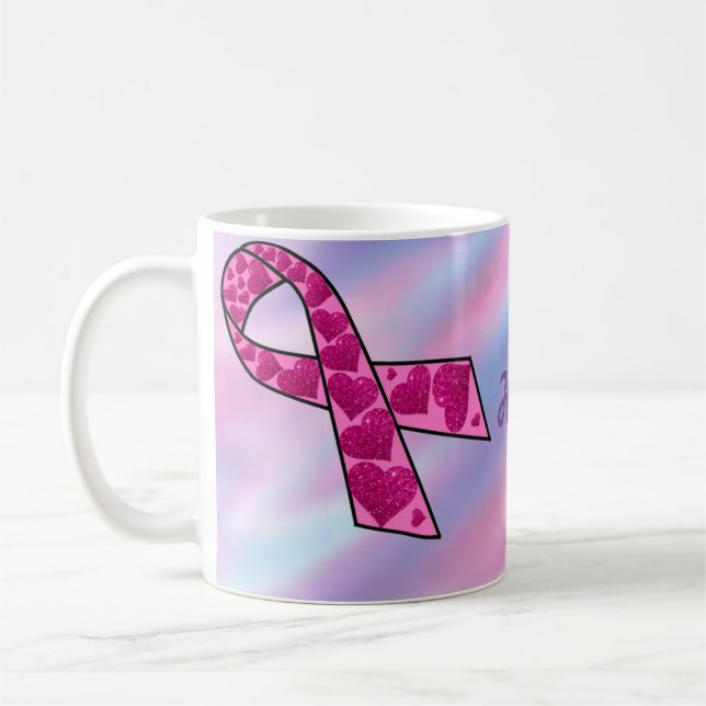 Taza De Café Cáncer de mama de ESPERANZA (Izquierda)