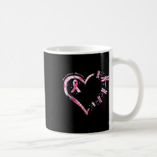 Taza De Café Cáncer de mama Dragonismo cardíaco Conciencia muje