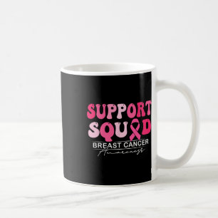 Taza De Café Cáncer de Mama Guerrero Apoyo Escuadrón Cáncer de