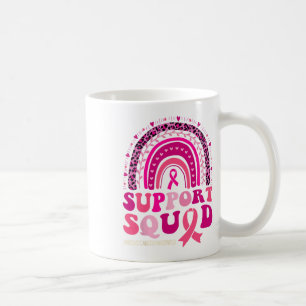 Taza De Café Cáncer de Mama Guerrero Apoyo Escuadrón Cáncer de 