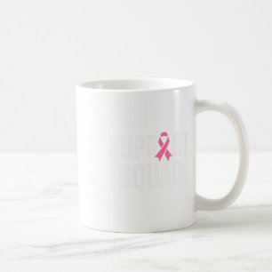 Taza De Café Cáncer de Mama Guerrero Apoyo Escuadrón Cáncer de