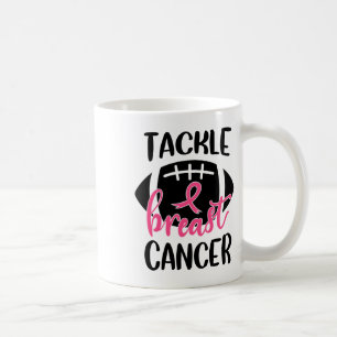 Taza De Café Cáncer de Mama Sensibilización Caza de Fútbol