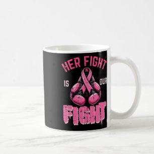 Taza De Café Cáncer de mama Su Lucha Contra Nuestra Pelea Consc