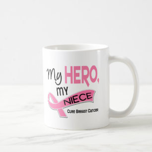 Taza De Café Cáncer de pecho MI HÉROE, MI SOBRINA 42