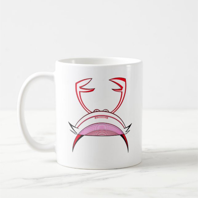 Taza De Café Cáncer de Rótulo zodiaco (Izquierda)