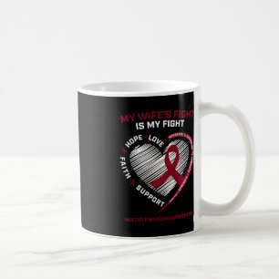 Taza De Café Cáncer de sangre de esposa Mi esposa lucha contra