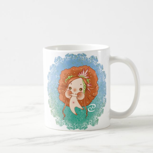 Taza De Café Cáncer de zodiaco (Derecha)