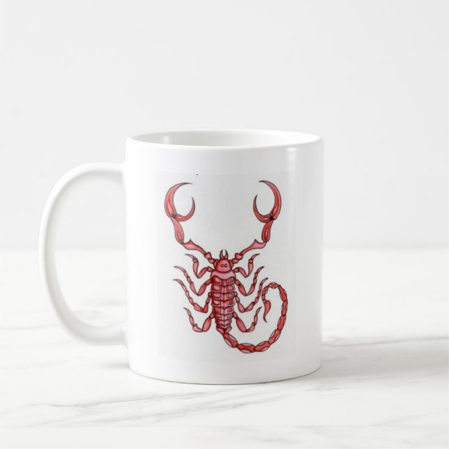 Taza De Café Cáncer del escorpión (Izquierda)