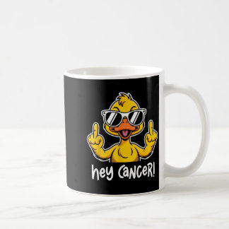 Taza De Café Cáncer F U Sungles Pato Agitando El Pájaro J d