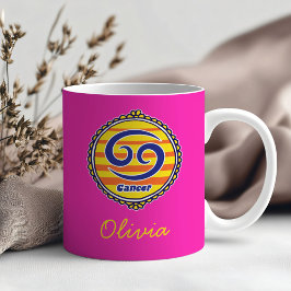 Taza De Café Cáncer Groovy Personalizado