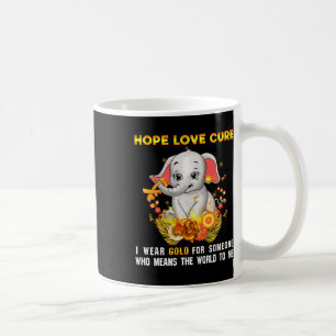 Taza De Café Cáncer infantil lucha contra el cáncer