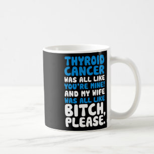 Taza De Café Cáncer Mi Esposa Ayuda Cita Diversión