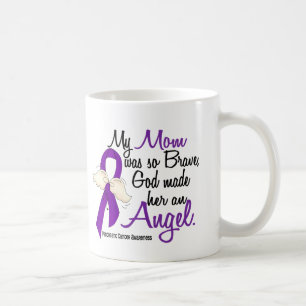 Taza De Café Cáncer pancreático de la mamá del ángel 2
