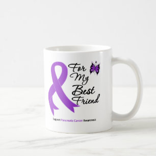 Taza De Café Cáncer pancreático para mi mejor amigo