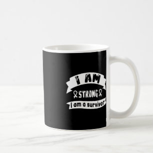 Taza De Café Cáncer Pancreático Soy Fuerte Soy Sobreviviente