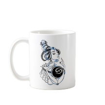 Cáncer Zodiac Art Deco Lady