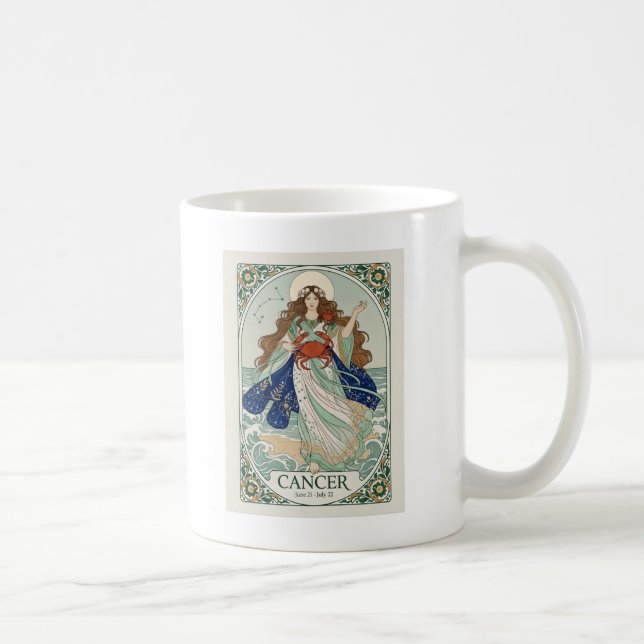 Taza De Café Cancer Zodiac Sign Special Mug (Derecha)