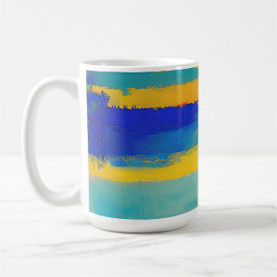 Taza De Café "Canción de cuna de limonada" Arte abstracto