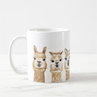 Taza De Café Canción de llama acuarela