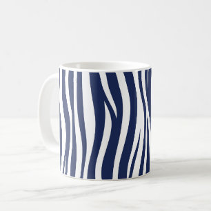 Taza De Café Canción del Mar Azul Naval Olas Fluyentes