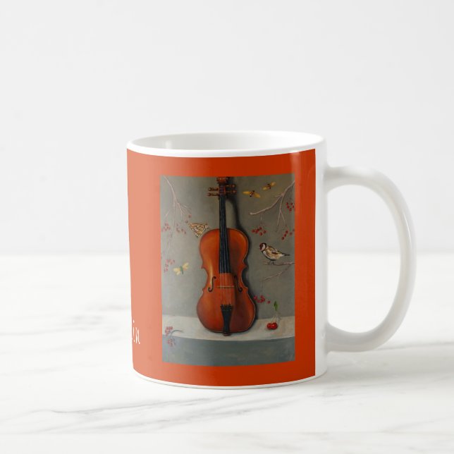 Taza De Café Canción del pájaro (Derecha)