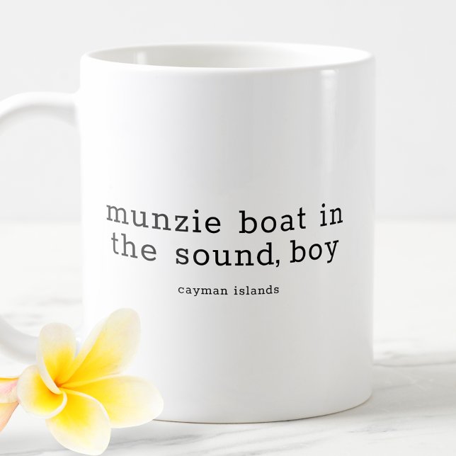 Taza De Café Canción popular de las Islas Caimán: Barco de Muzn (Subido por el creador)