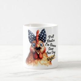 Taza De Café Canciones de animales divertidos/sarcásticas/pollo