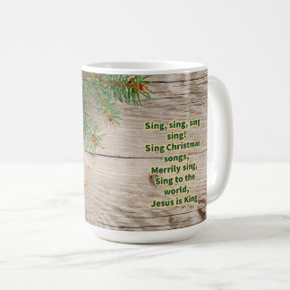 Taza De Café Canciones de Canto Navidades Mug