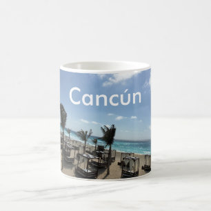 Taza De Café Cancún (México) - blanco  blanco clásico de 