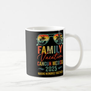 Taza De Café Cancun Mexico Vacation 2025 Grupo Familiar Parcial