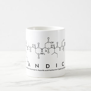 Taza De Café Candice peptide nombre mug